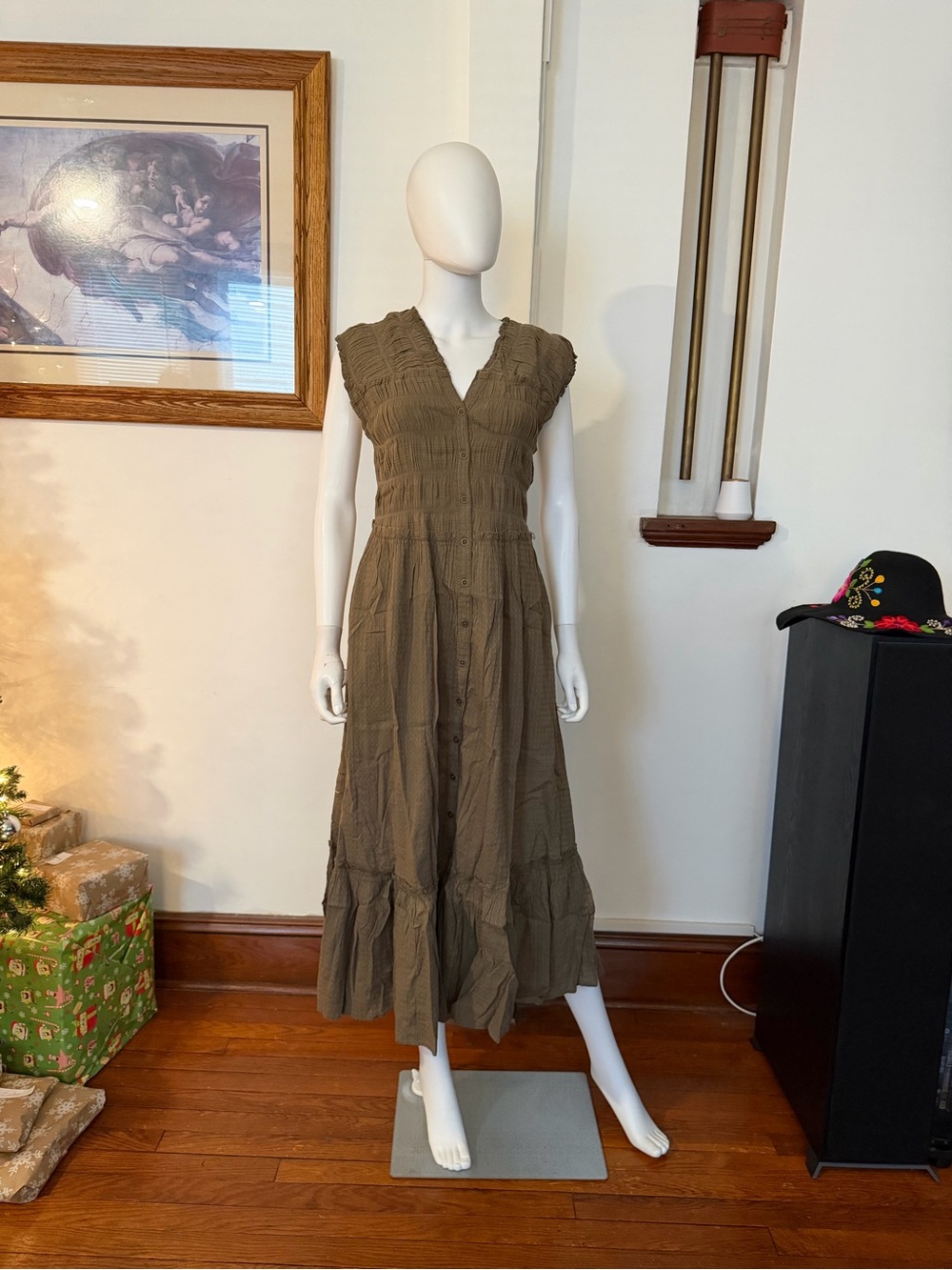 NWT free people desert dazed midi dress M